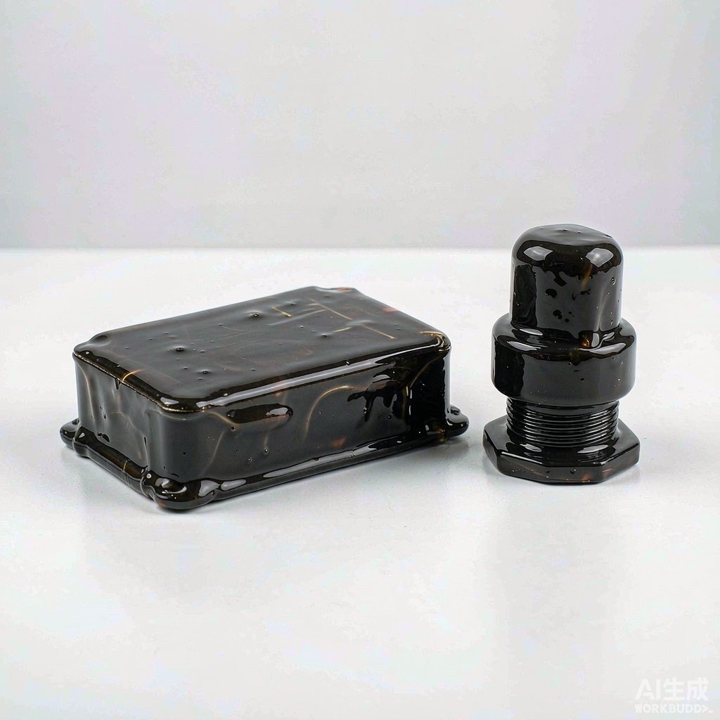 环氧灌封完成的电子控制器与传感器,绝缘封装防护